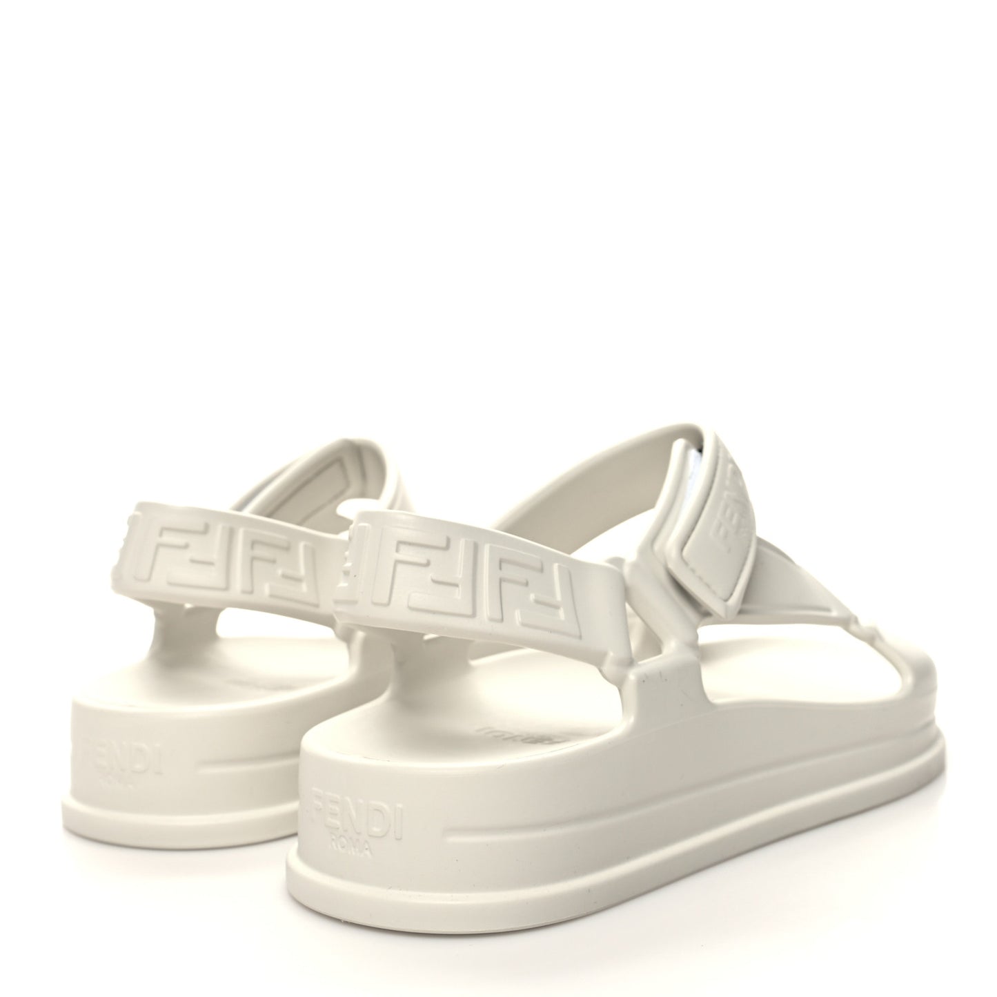 Rubber FF Sporty Hiker 25mm Sandals 38 Chalk