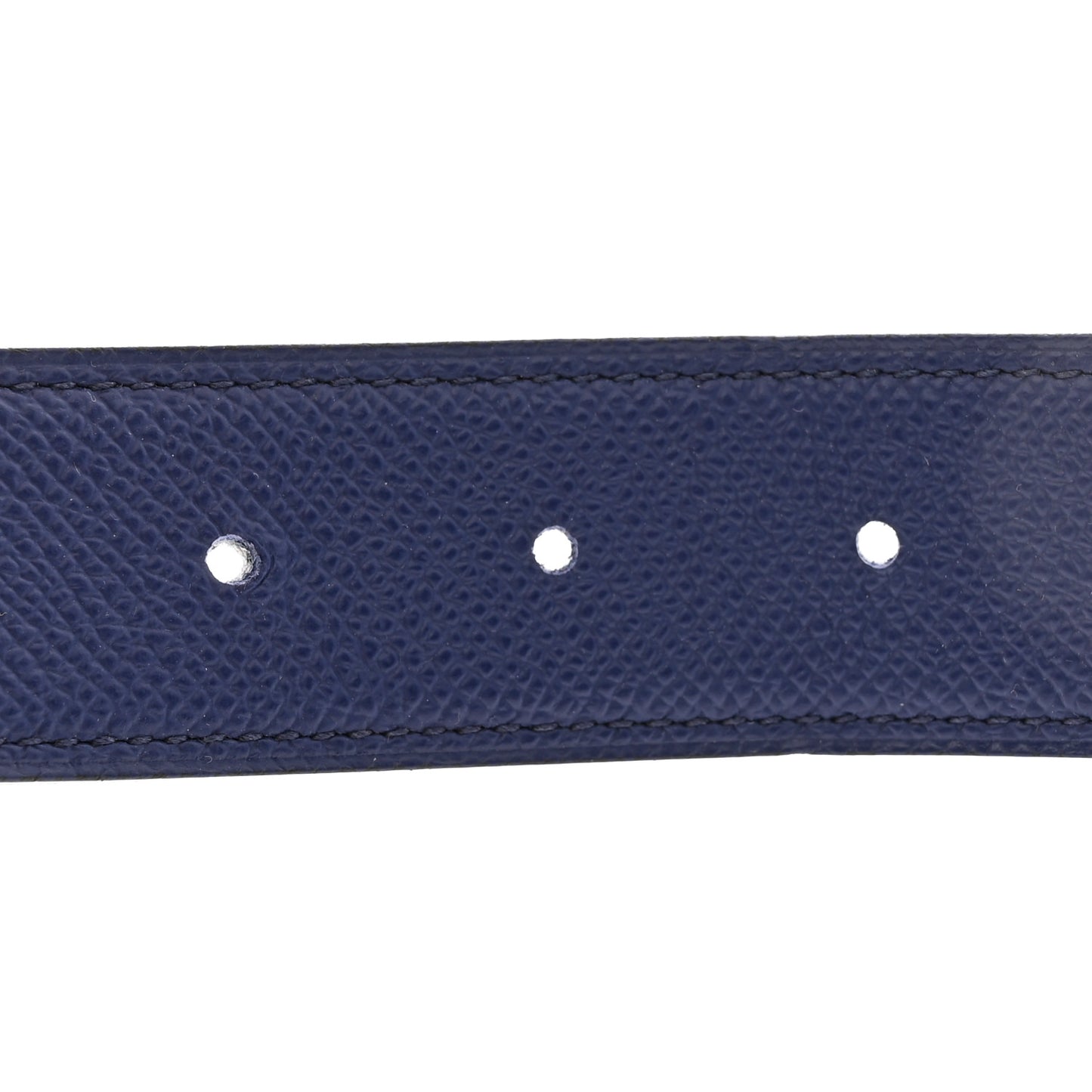 Epsom Martelee Constance Belt 85 34 Bleu De Malte Craie