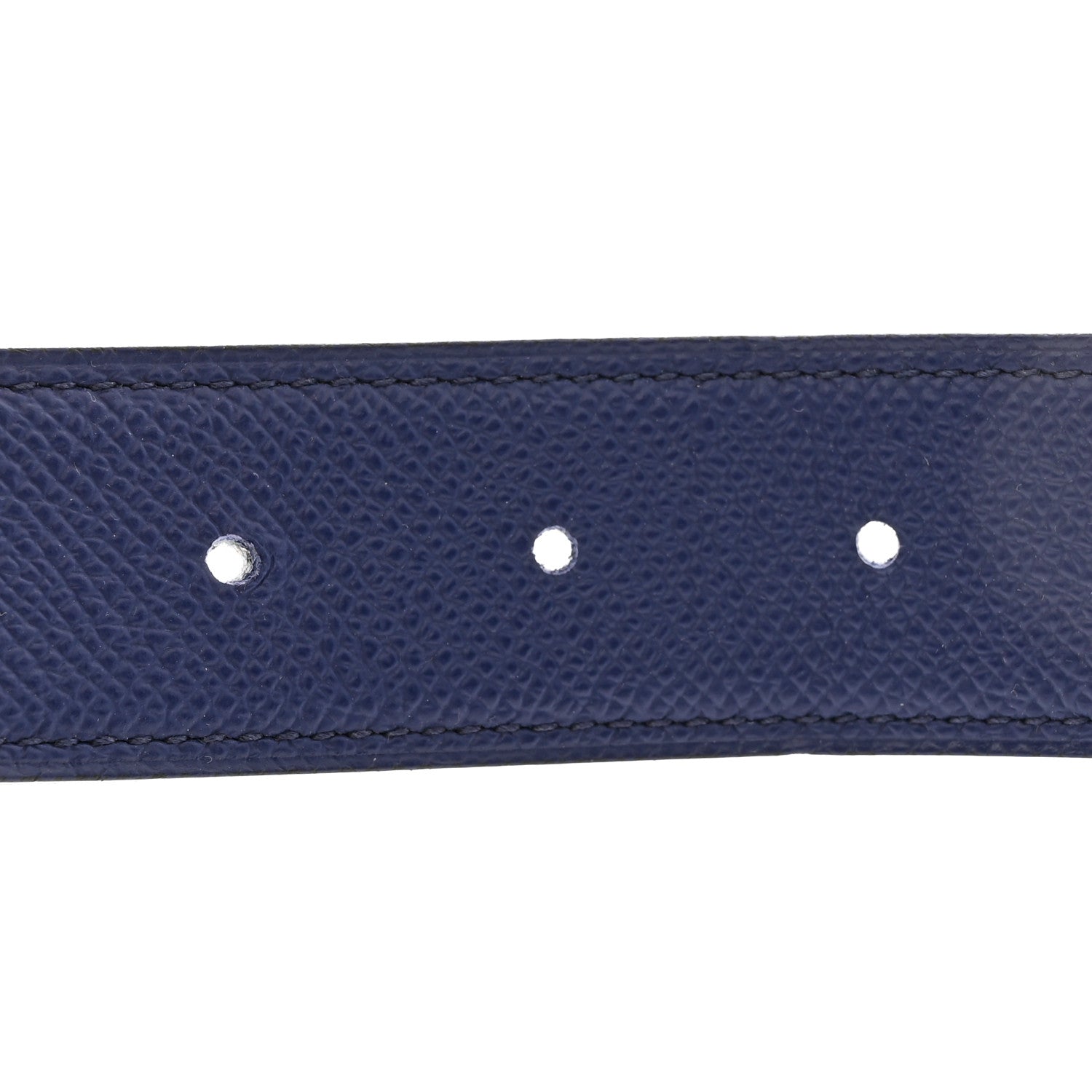 Hermes Epsom Martelee Constance Belt 85 34 Bleu De Malte Craie 4 of 6