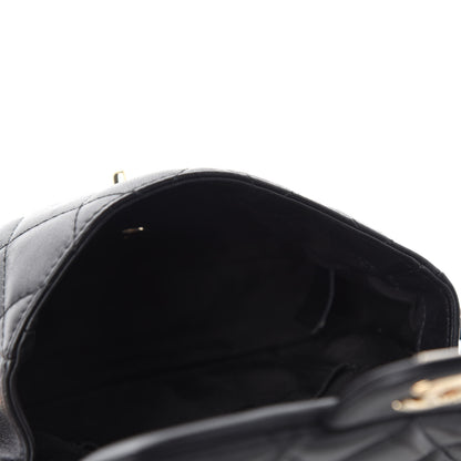 Chanel Lambskin Quilted Mini My Precious Flap Black 5 of 12