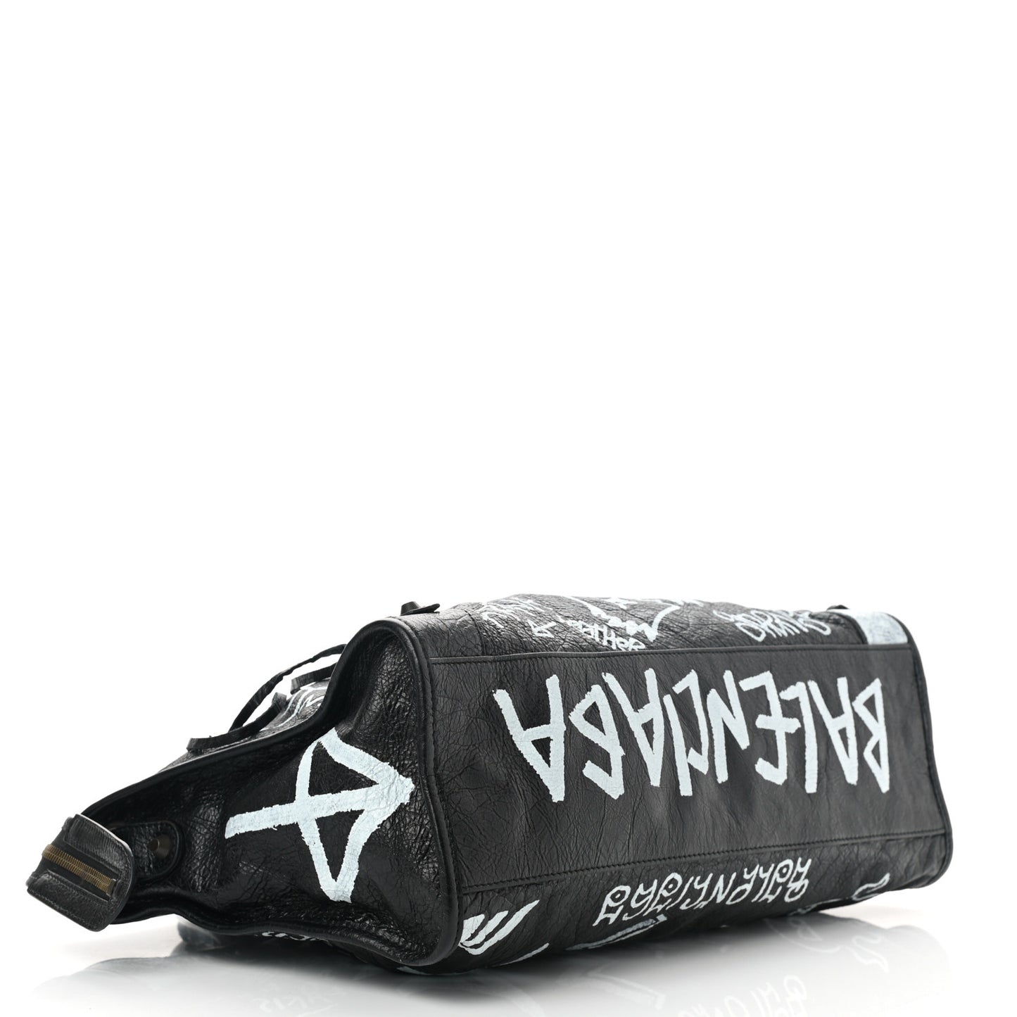 Agneau Arena Graffiti All Over Classic Hardware City Black White
