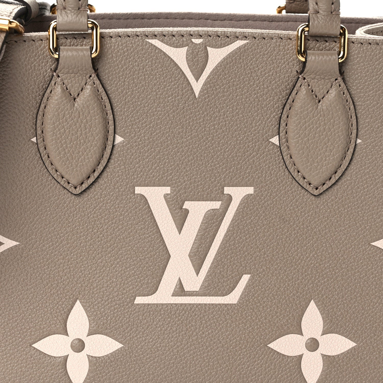 Louis Vuitton Empreinte Monogram Giant Onthego PM Tourterelle Creme 7 of 10