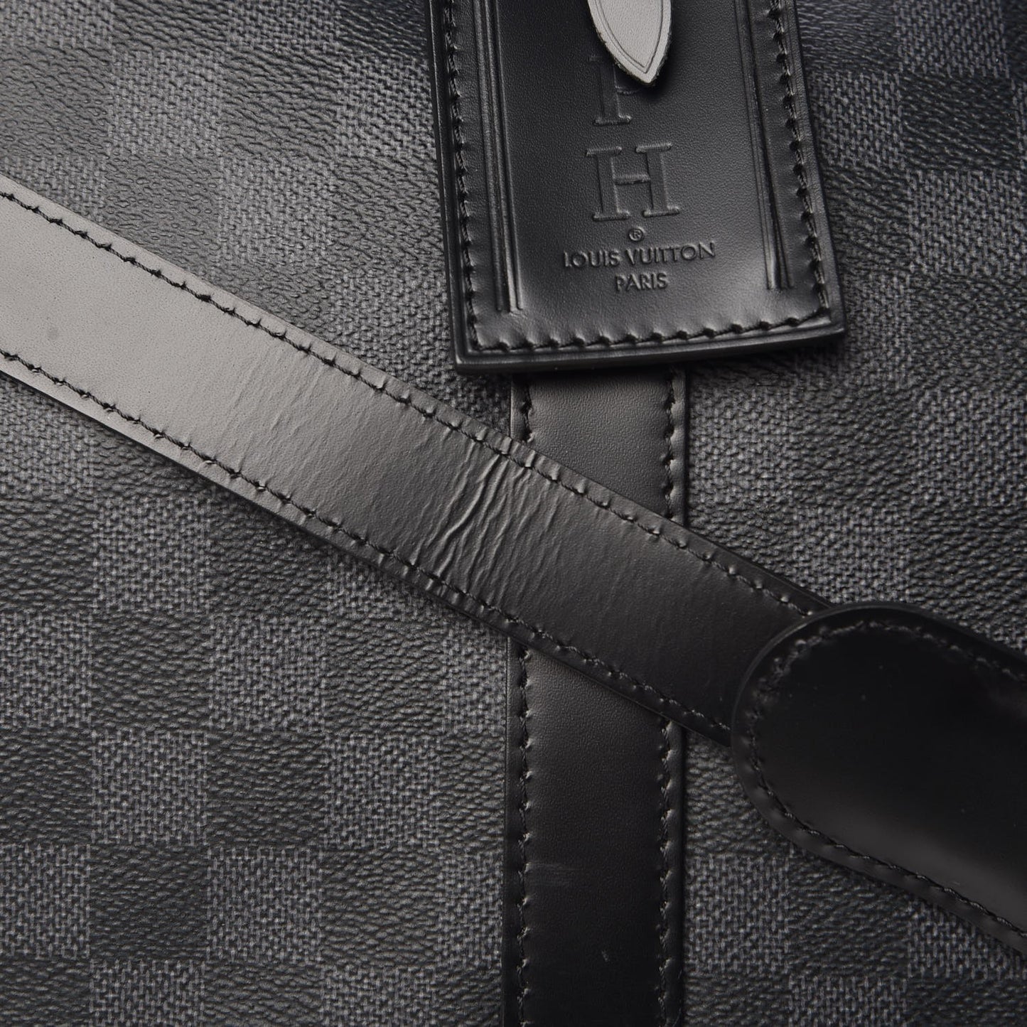 Damier Graphite Keepall Bandouliere 55