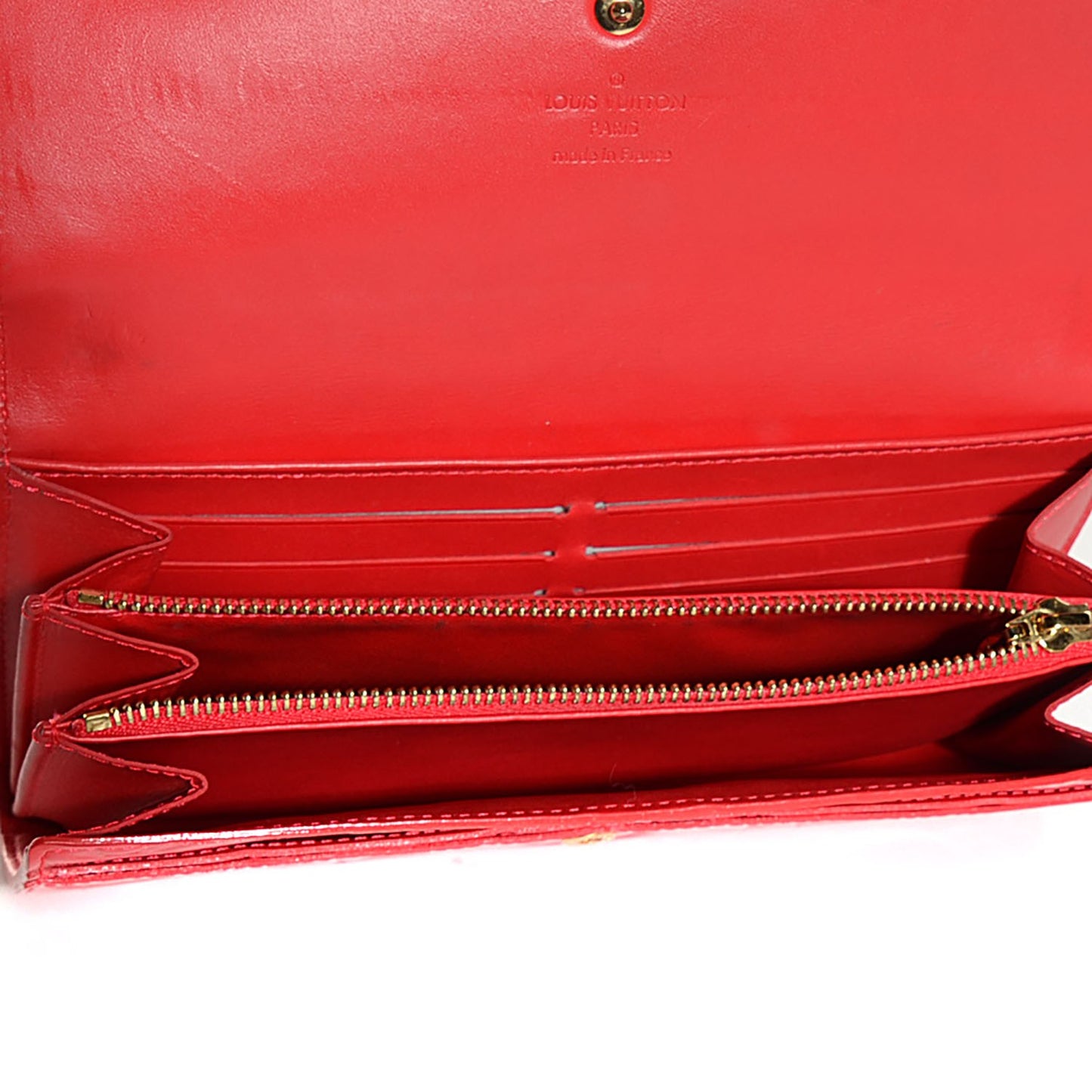 Vernis Sarah Wallet Rouge Grenadine