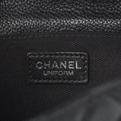 Chanel Grained Calfskin Quilted 2.55 Reissue Flap Belt Bag Clutch Black 6 of 8