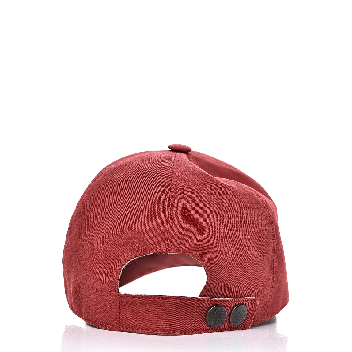 Hermes Cotton H Cap 59 Red 4 of 8