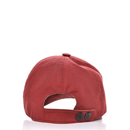 Hermes Cotton H Cap 59 Red 4 of 8