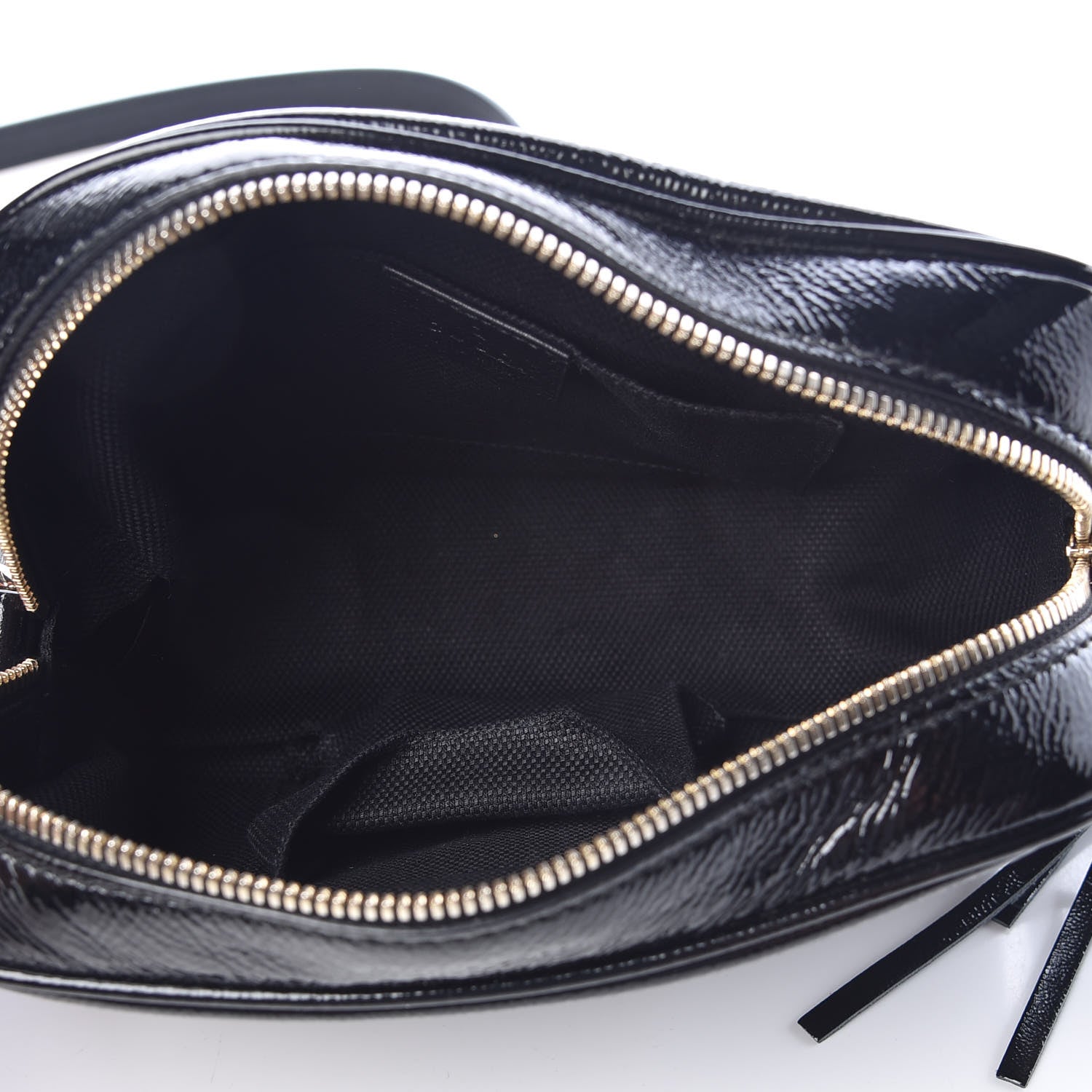Gucci Soft Patent Small Soho Disco Bag Black 5 of 8
