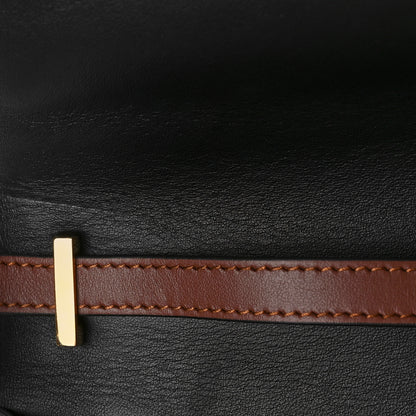Burberry E-Canvas Monogram Stripe Small TB Bag Bridle Brown 10 of 10