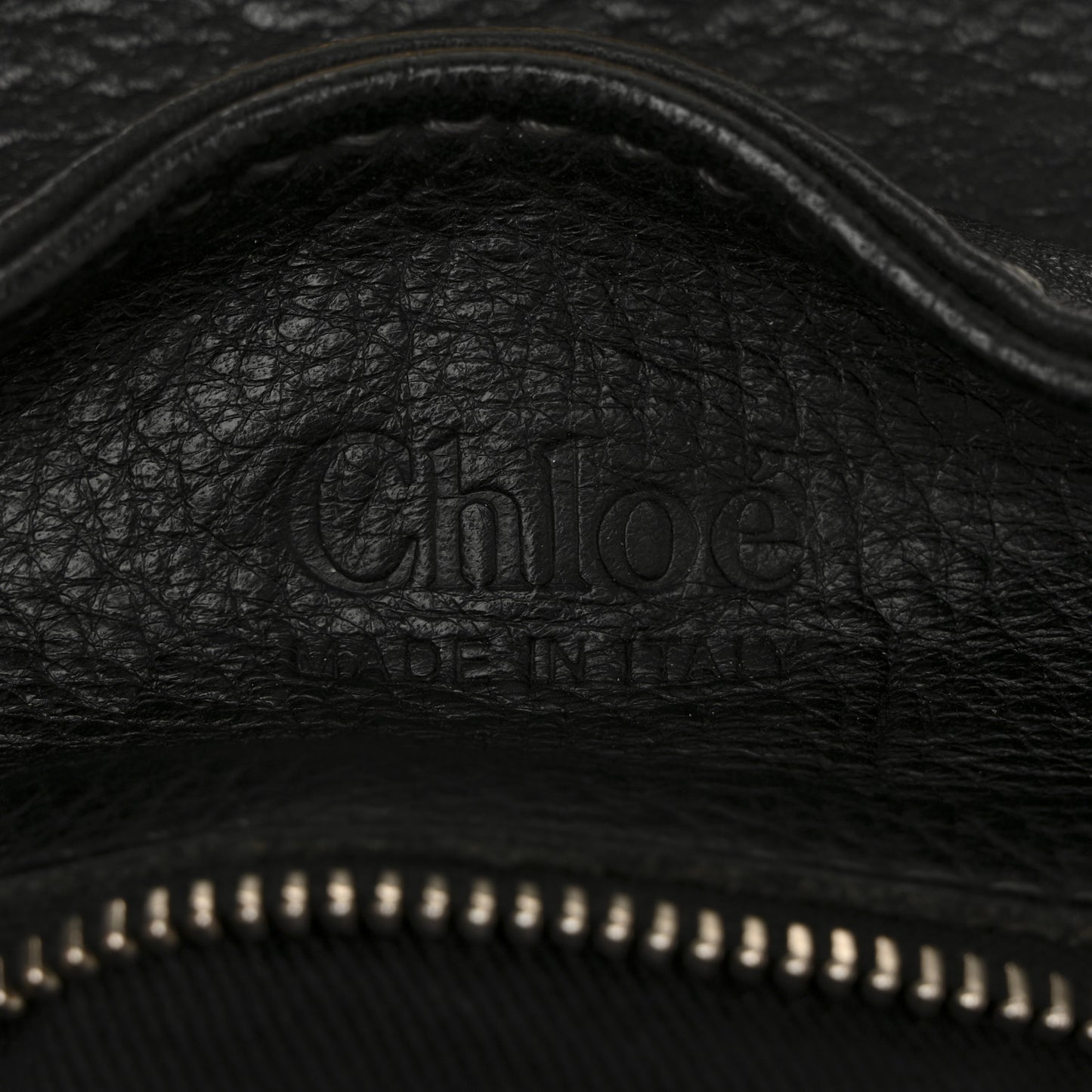 Grained Calfskin Paddington Tote Black