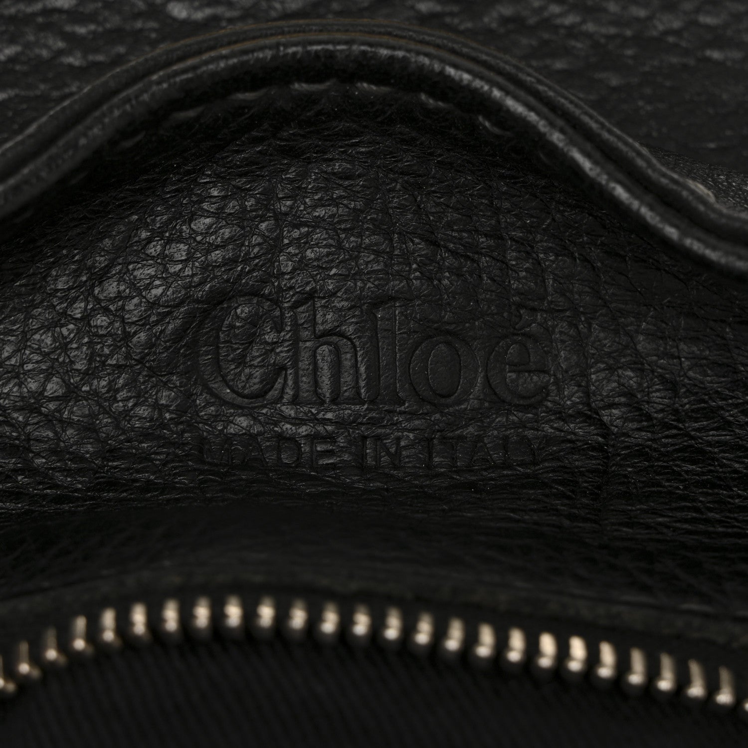 Chloe Grained Calfskin Paddington Tote Black 6 of 14