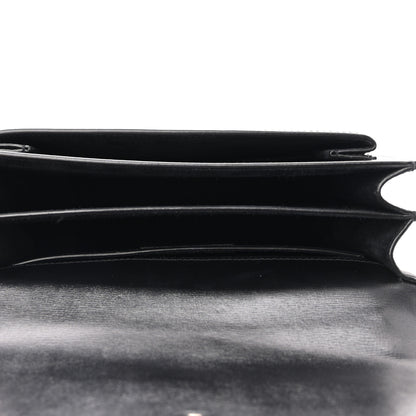 Saint Laurent Calfskin Medium Monogram Monochrome Sunset Black 5 of 9
