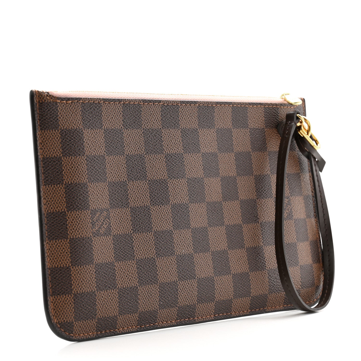 Louis Vuitton Damier Ebene Neverfull MM GM Pochette Rose Ballerine 3 of 10