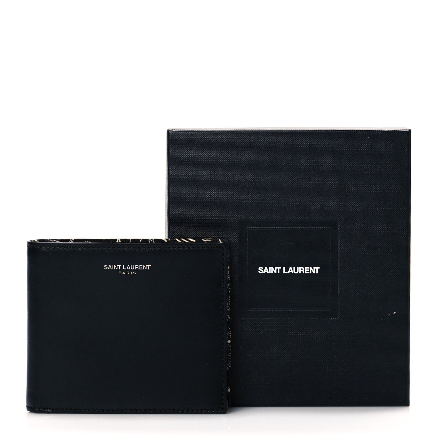 Calfskin East West Wallet Black