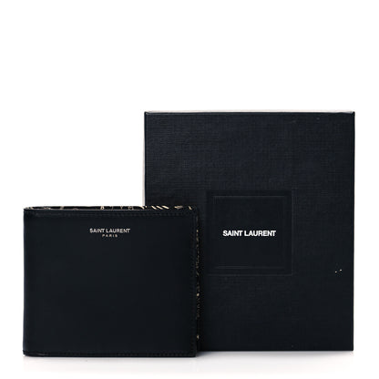 Saint Laurent Calfskin East West Wallet Black 10 of 10