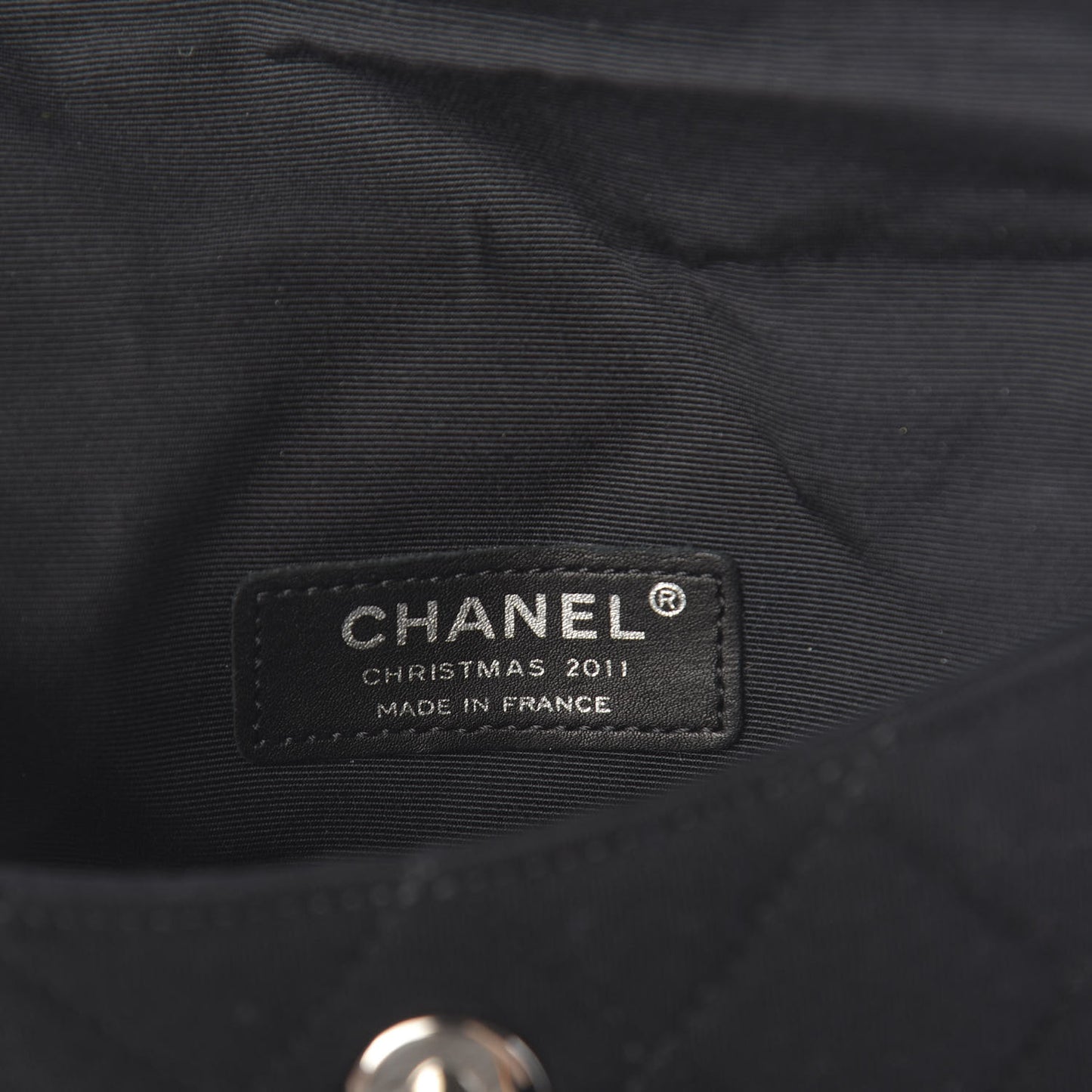 Jersey Quilted Mini Flap Black