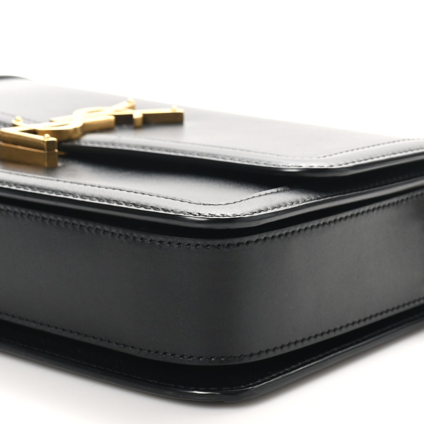 Box Calfskin Monogram Medium Solferino Satchel Black