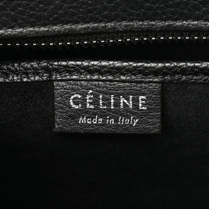 Celine Drummed Calfskin Nano Luggage Black 6 of 17