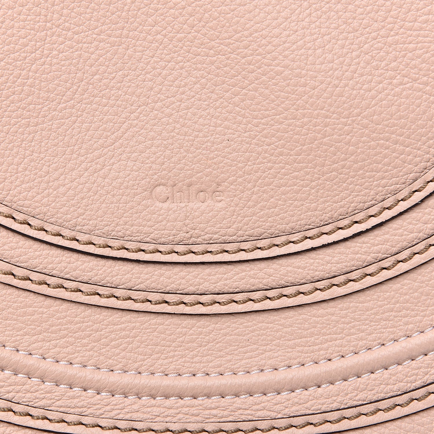Chloe Calfskin Medium Marcie Round Crossbody Bag Blush Nude 8 of 13