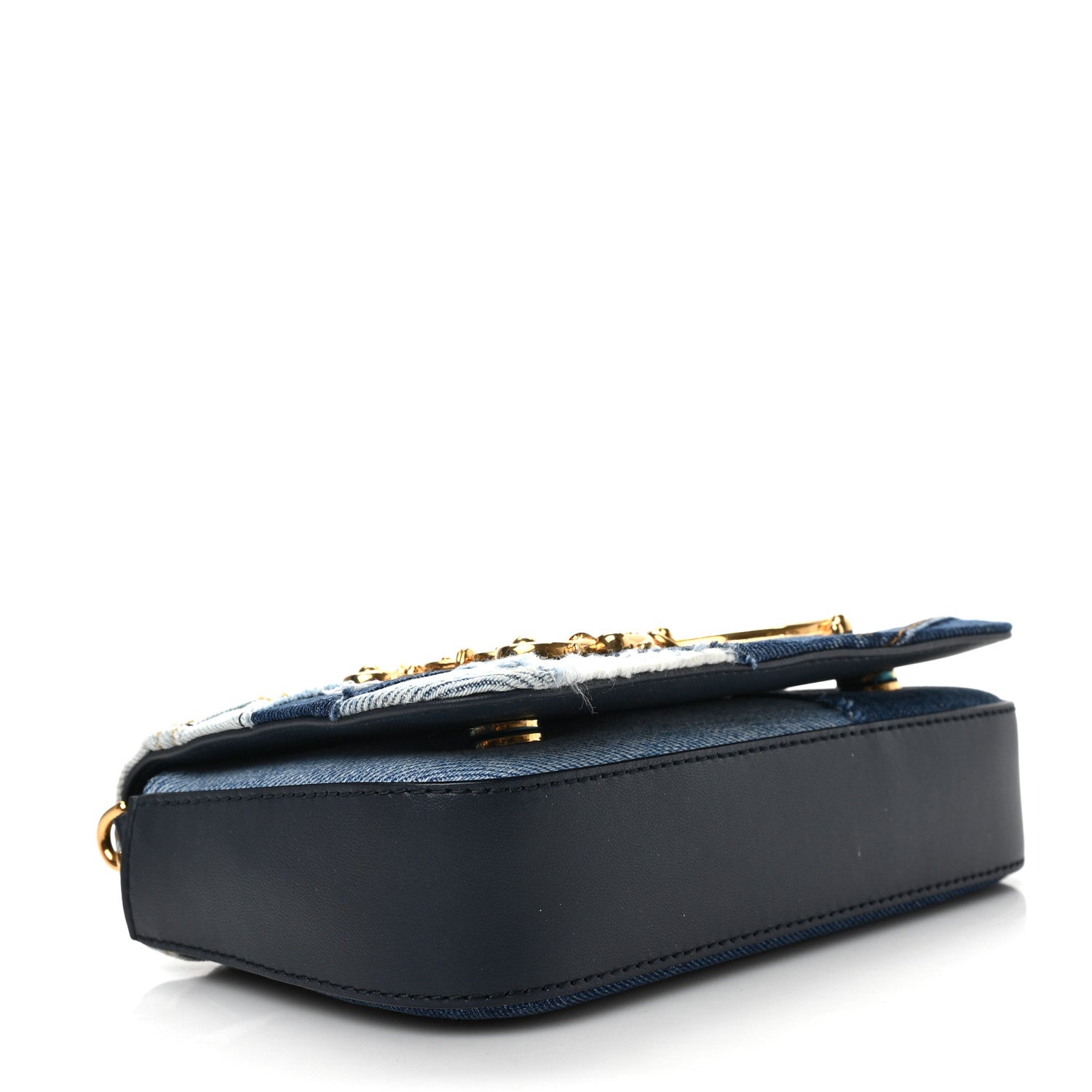 Dolce & Gabbana Denim DG Girls Shoulder Bag Blue 1363704