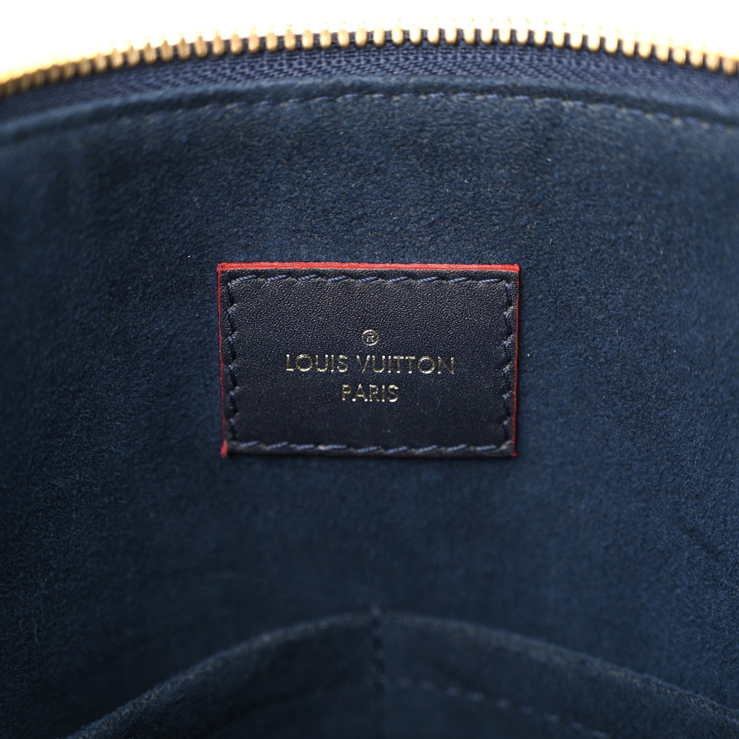 LOUIS VUITTON Empreinte V Tote MM Marine Rouge