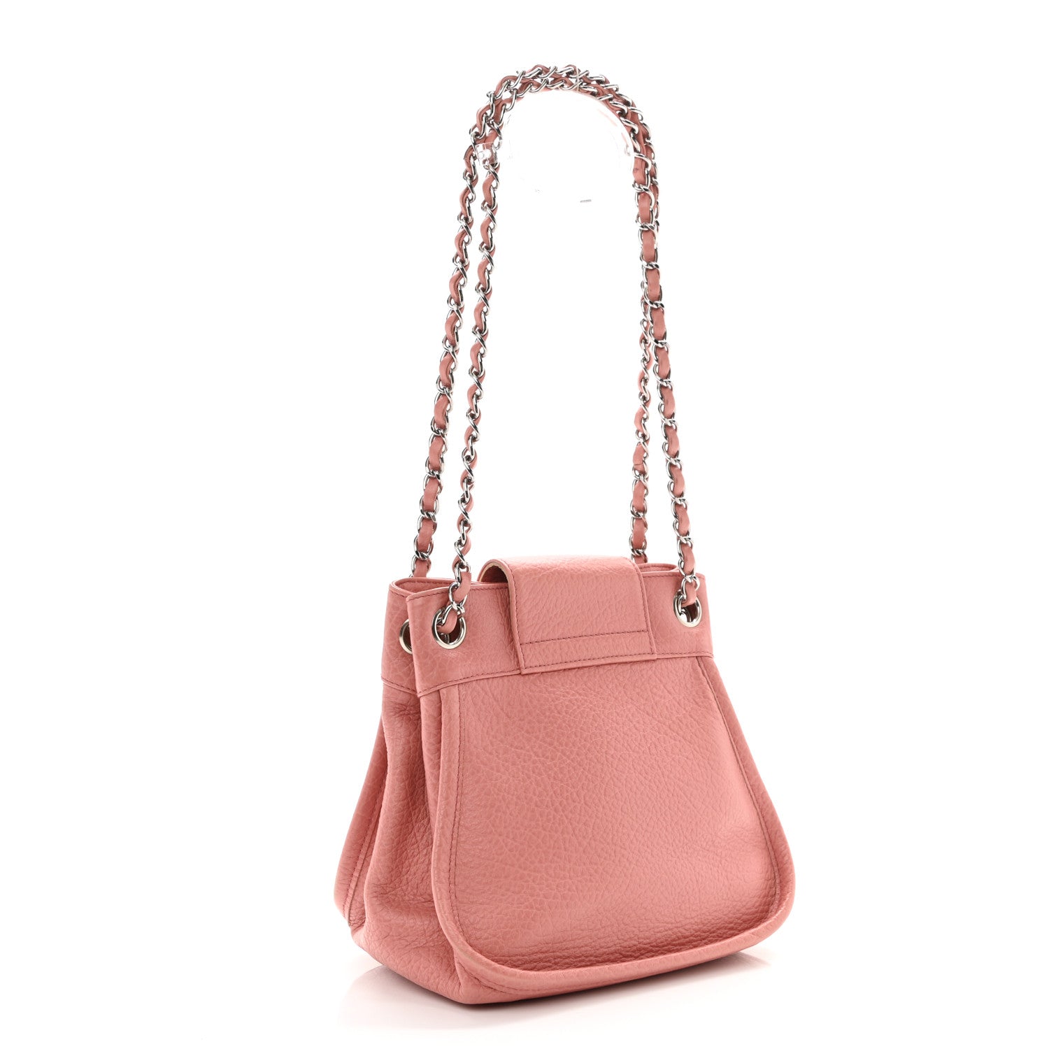 Chanel Calfskin Mademoiselle Shoulder Bag Pink 3 of 11
