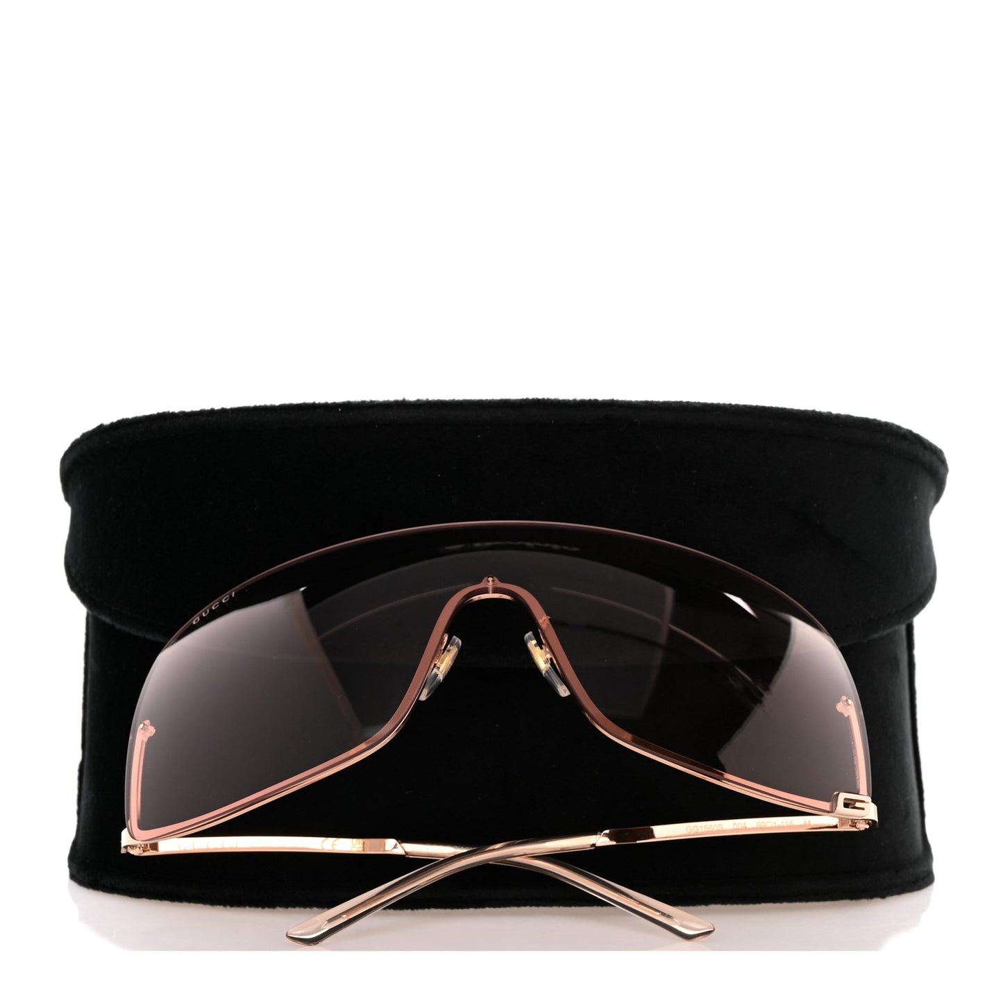 Metal Mask Shaped Frame Sunglasses GG1560S Pink