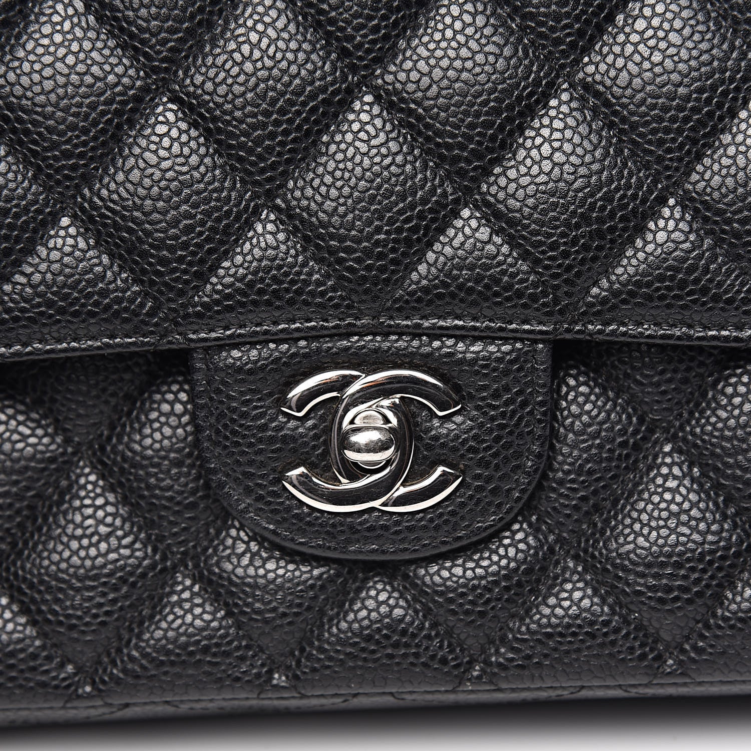 Chanel Caviar Quilted Medium Double Flap Black 14 of 14