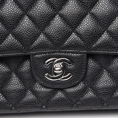 Chanel Caviar Quilted Medium Double Flap Black 14 of 14