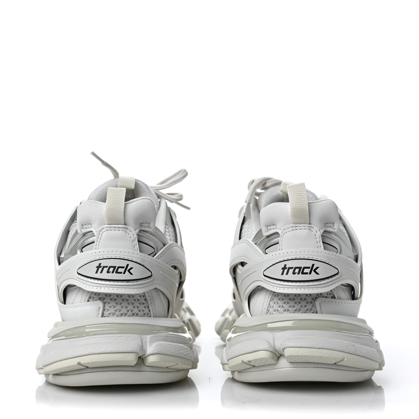Mesh Nylon Womens Track Sneakers 40 White