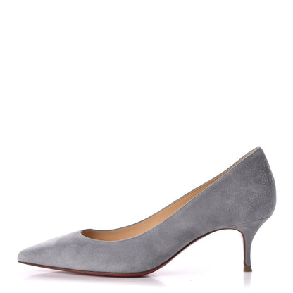 Christian Louboutin Veau Velours So Kate 55 Pumps 35 Light Blue 1 of 8