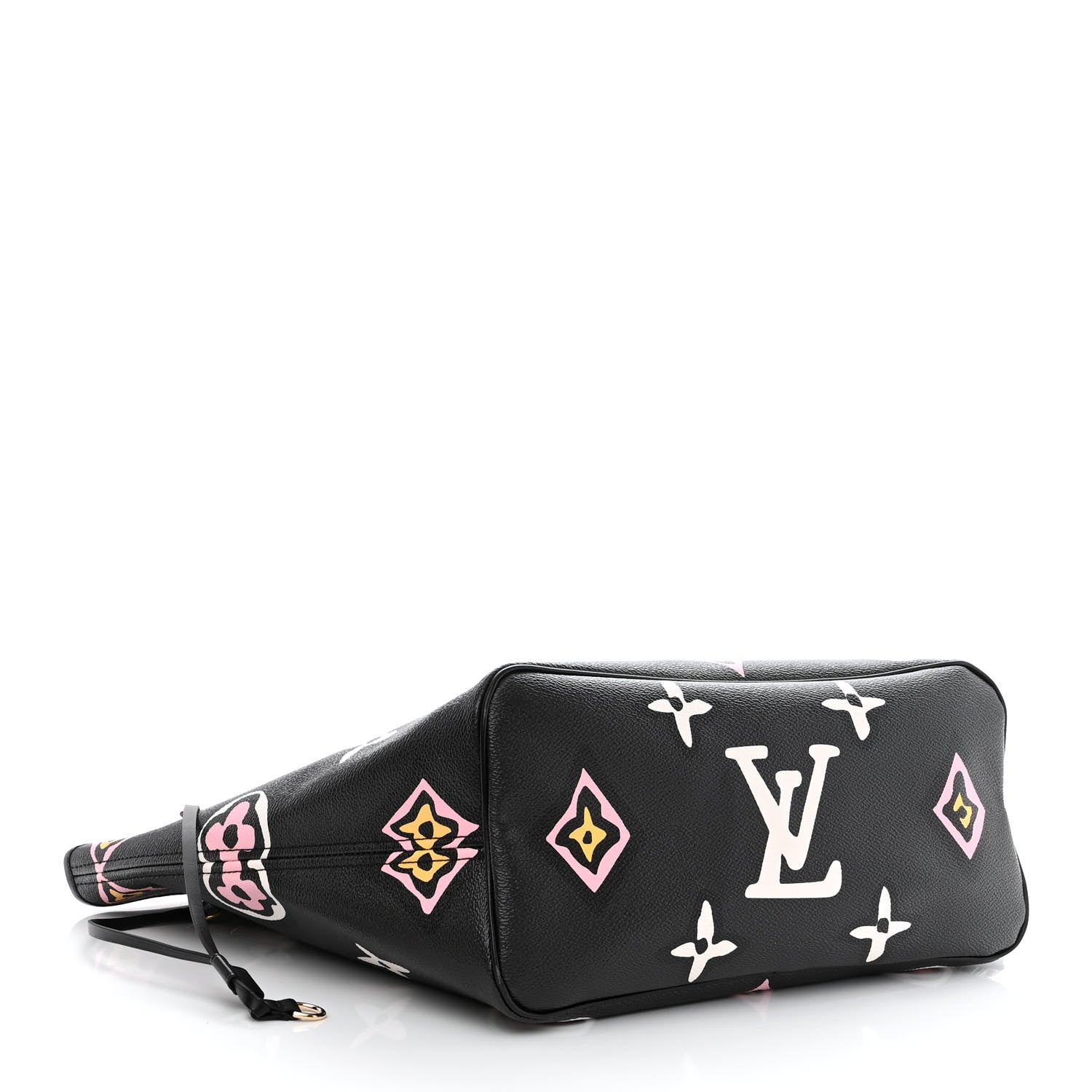 Louis Vuitton Monogram Giant Wild At Heart Neverfull MM Black 5 of 9