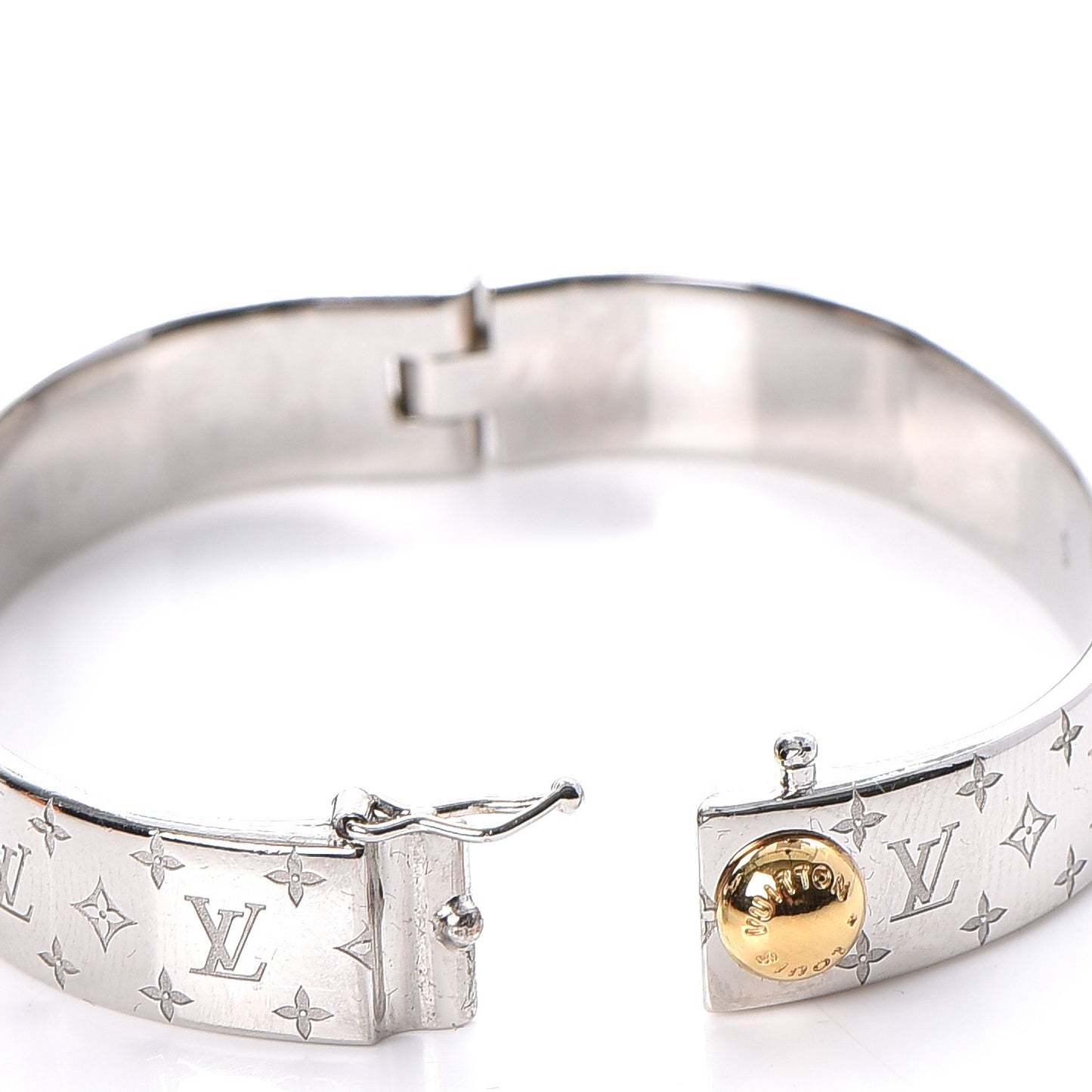 Palladium Monogram Nanogram Cuff S