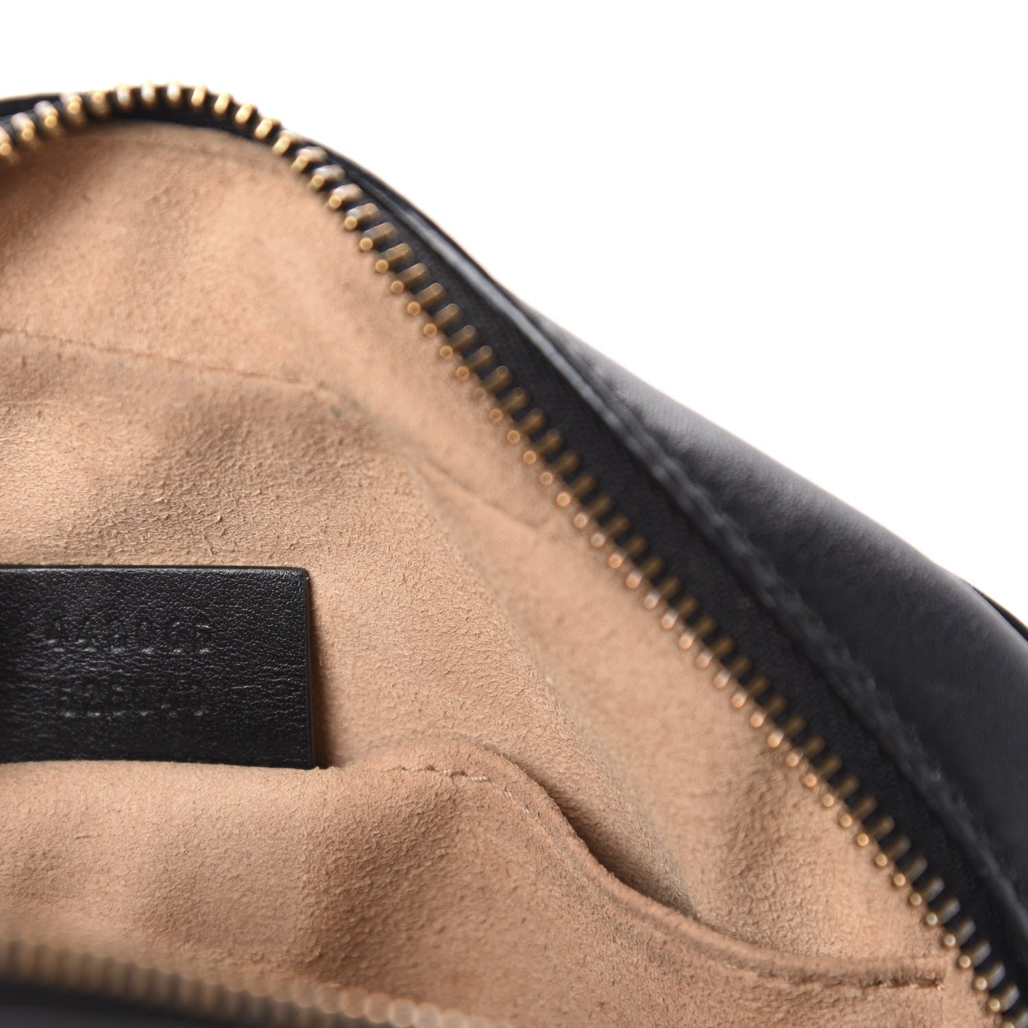 Gucci Calfskin Matelasse Mini GG Marmont Chain Shoulder Bag Black 12 of 14