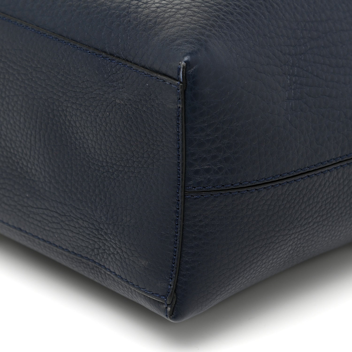 Valentino Garavani Grained Calfskin Rockstud Shoulder Tote Marine 9 of 15