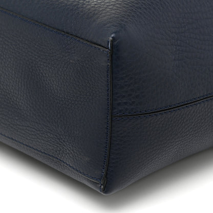 Valentino Garavani Grained Calfskin Rockstud Shoulder Tote Marine 9 of 15