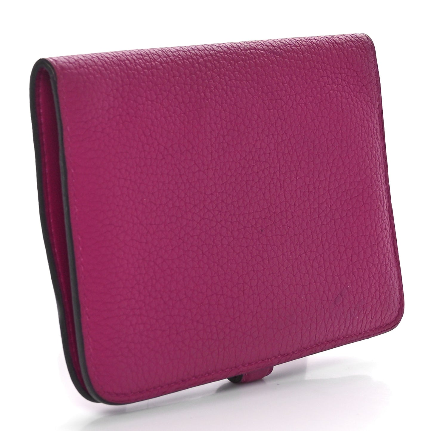 Togo Dogon Compact Wallet Rose Pourpre