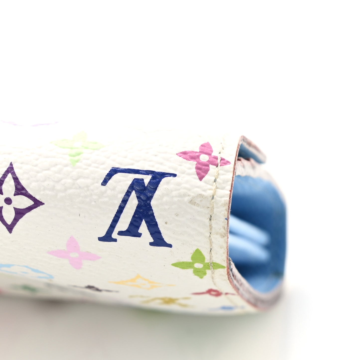 Monogram Multicolor Sarah Wallet White Anie