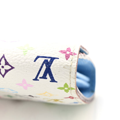 Louis Vuitton Monogram Multicolor Sarah Wallet White Anie 10 of 13