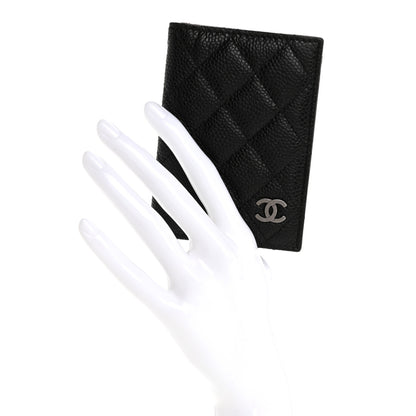 Chanel Caviar Quilted Card Holder Wallet Black 2 of 9