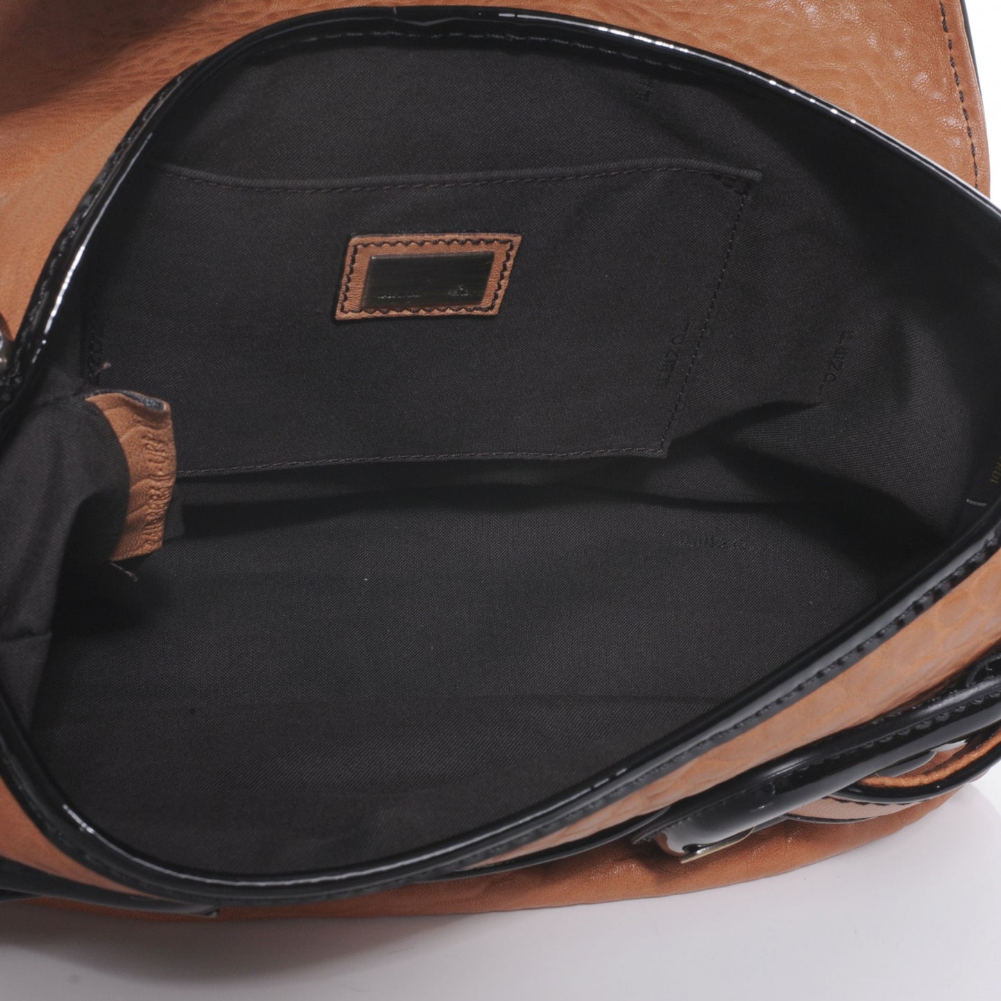 Nappa B Bis Flap Bag Tan