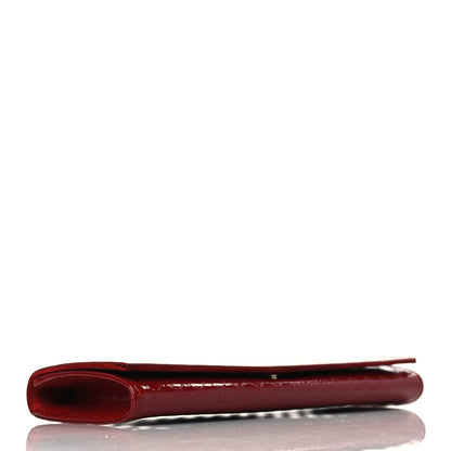 Gucci Patent Microguccissima Small Broadway Clutch Red 5 of 9