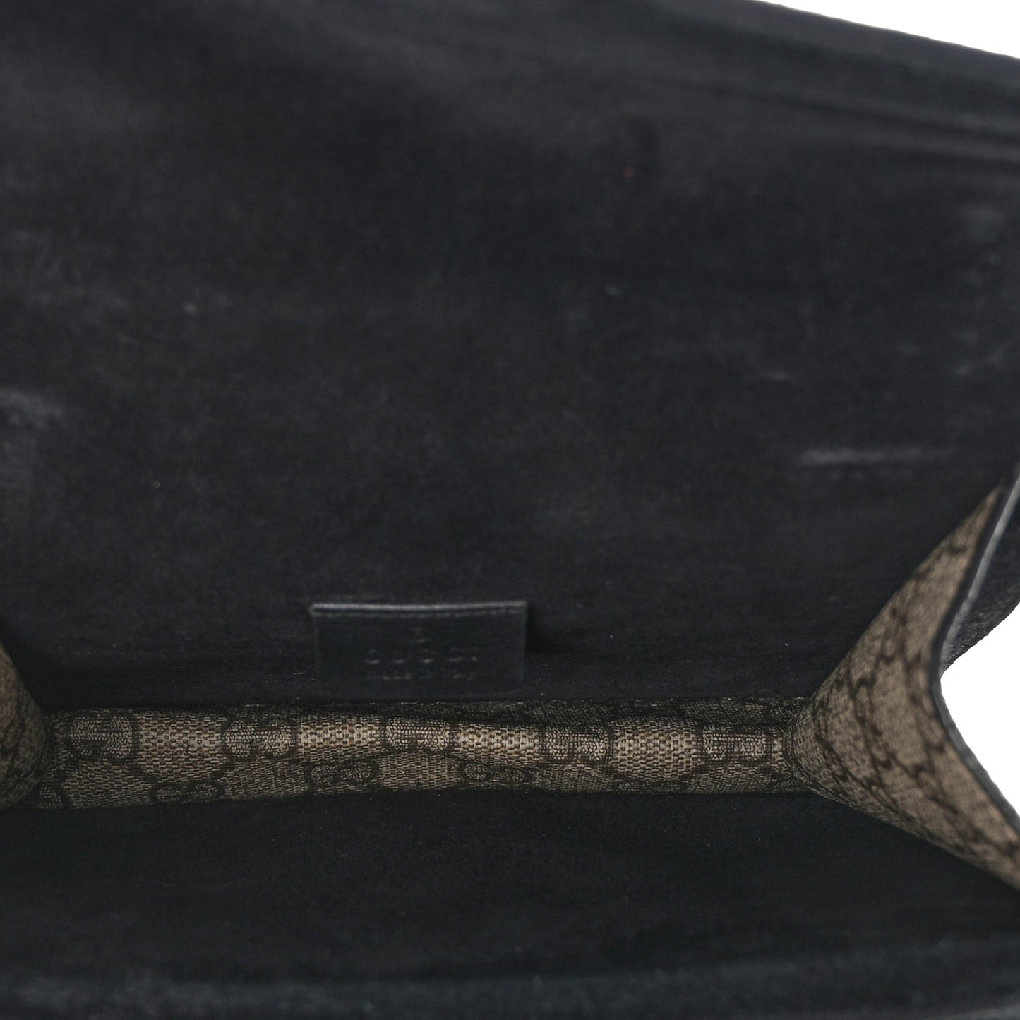 GG Supreme Monogram Mini Dionysus Shoulder Bag Black