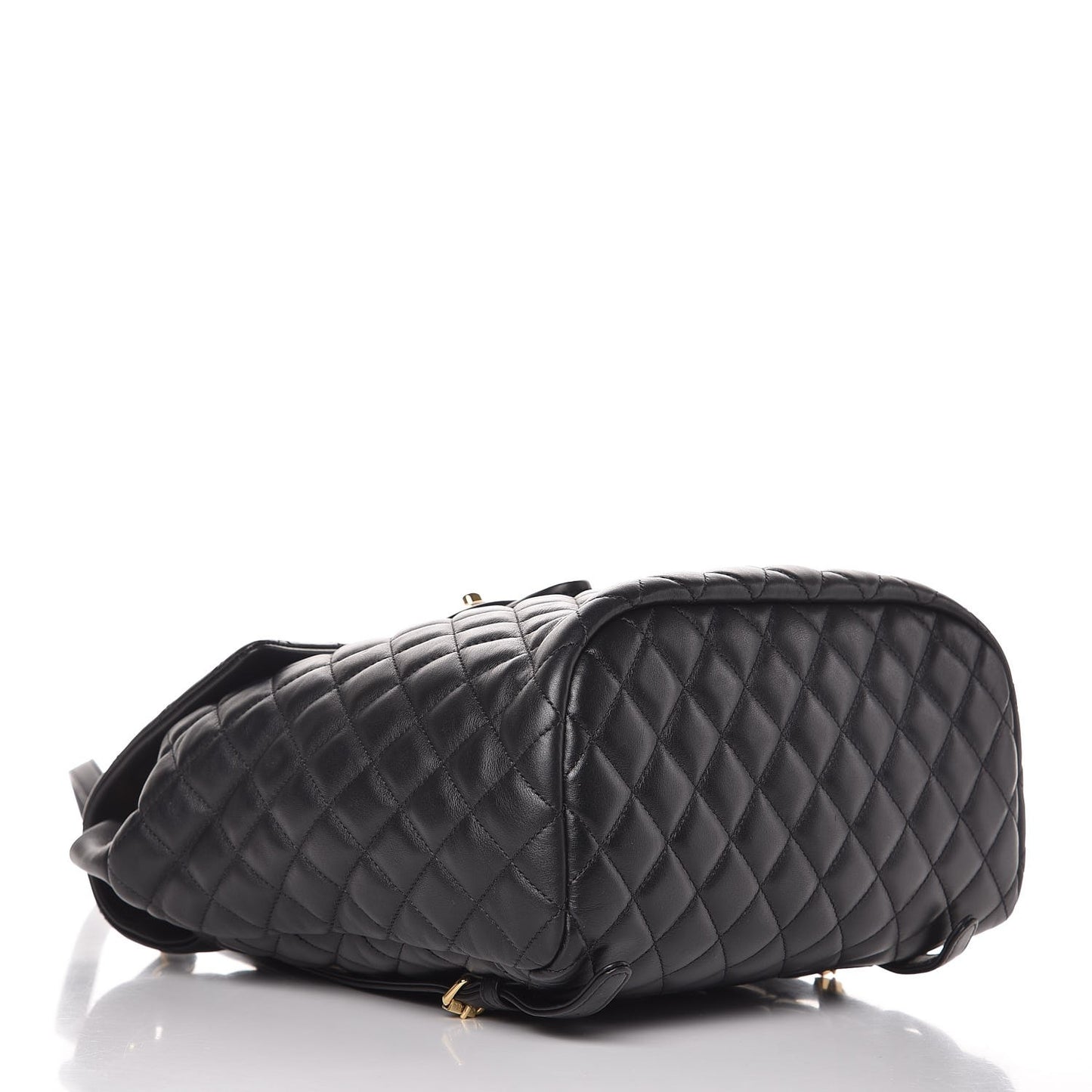 Calfskin Quilted Large Urban Spirit Backpack Black
