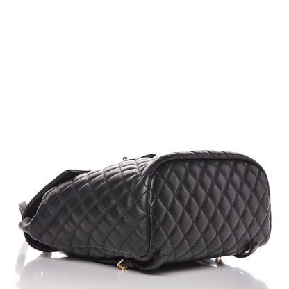 Chanel Calfskin Quilted Large Urban Spirit Backpack Black 4 of 7
