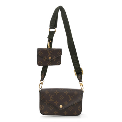 Louis Vuitton Monogram Felicie Strap & Go Kaki 1 of 9