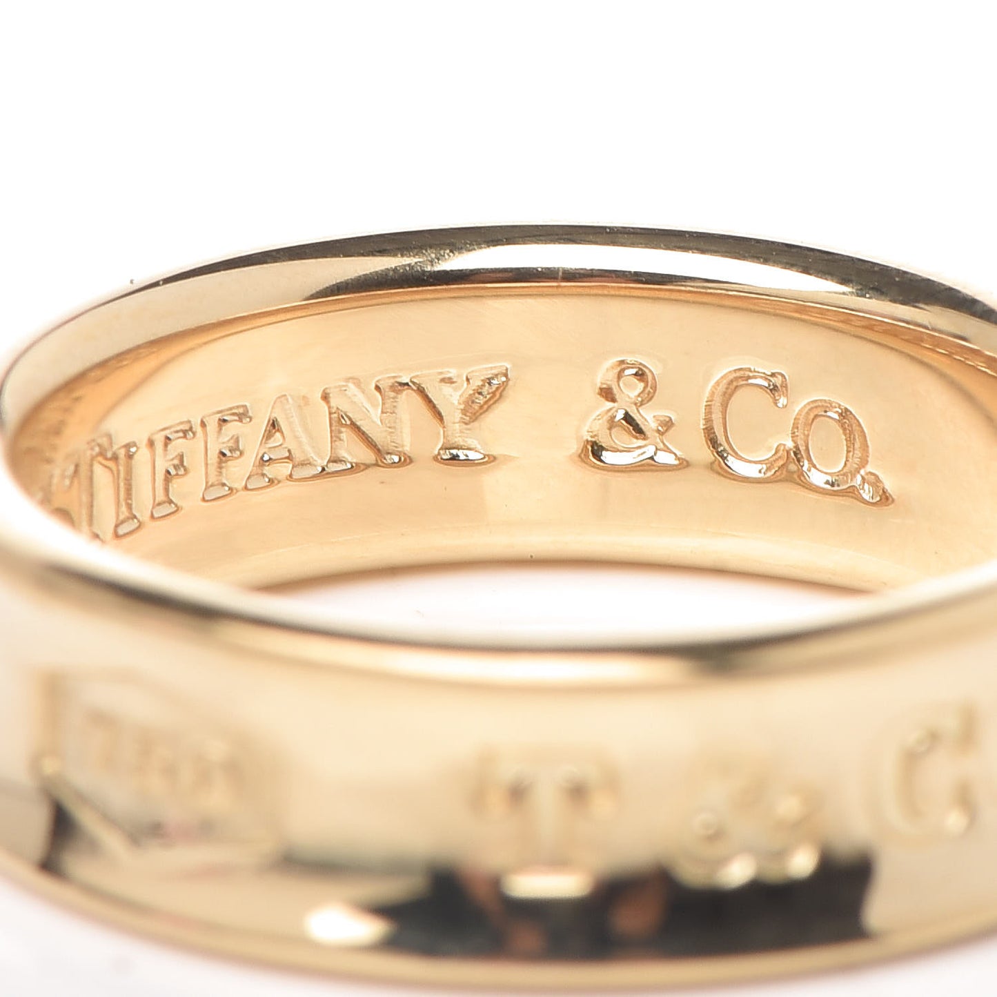 18K Yellow Gold 1837 Band Ring 55 7.25