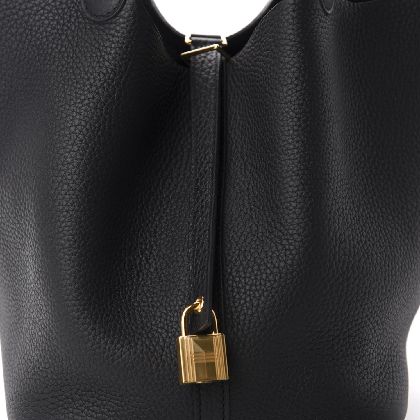 Taurillon Clemence Picotin Lock 22 MM Black