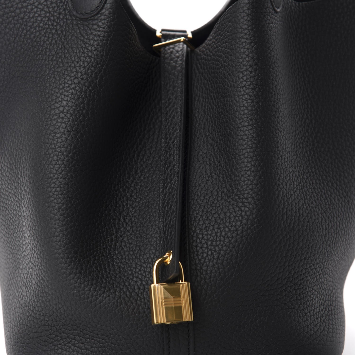 Hermes Taurillon Clemence Picotin Lock 22 MM Black 10 of 10