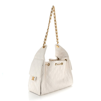 Chanel Caviar Quilted Small Chanel 25 Handbag White 2 of 10